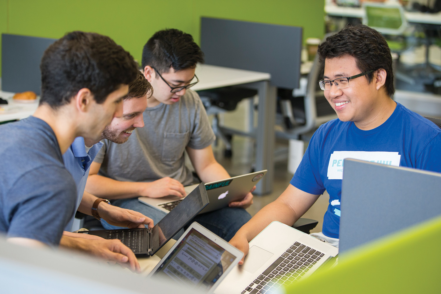 Students participate in a Hackathon