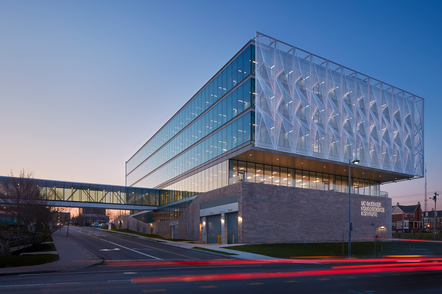 Exterior view of the Gardner Neuroscience Center