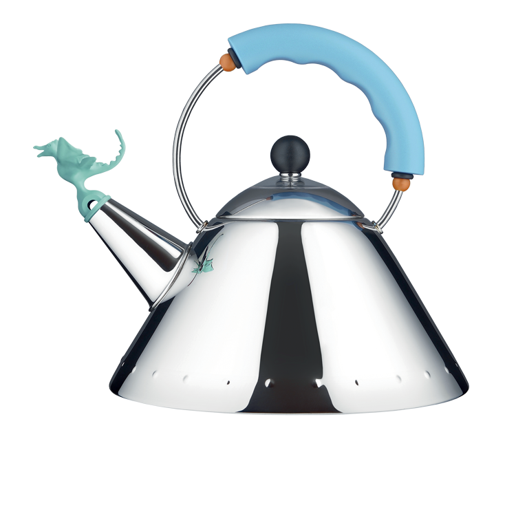 A teapot designed by UC Alum Michael Graves