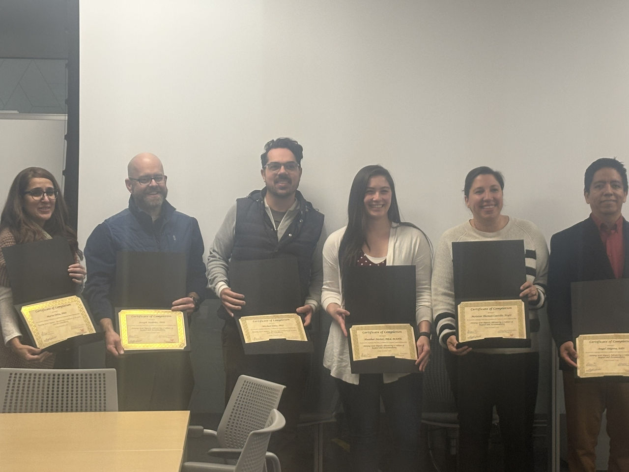 Graduates of the Owning Your Impact Certificate Program (November 2025)