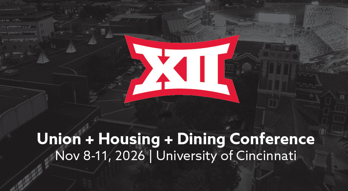Big 12 Union Housing and Dining Conference logo 