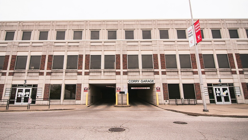 university; cincinnati; corry; main; parking; garage; uptown; west
