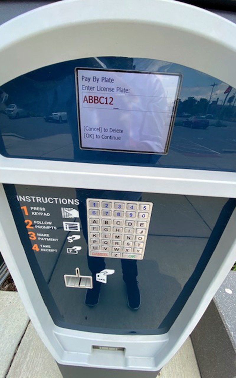 Pay station at 1819 Innovation Hub