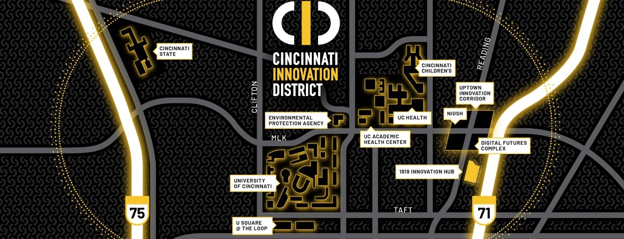Cincinnati Innovation District Map