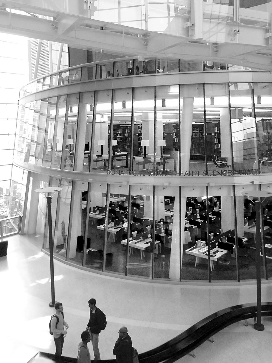 Interior of campus on med campus