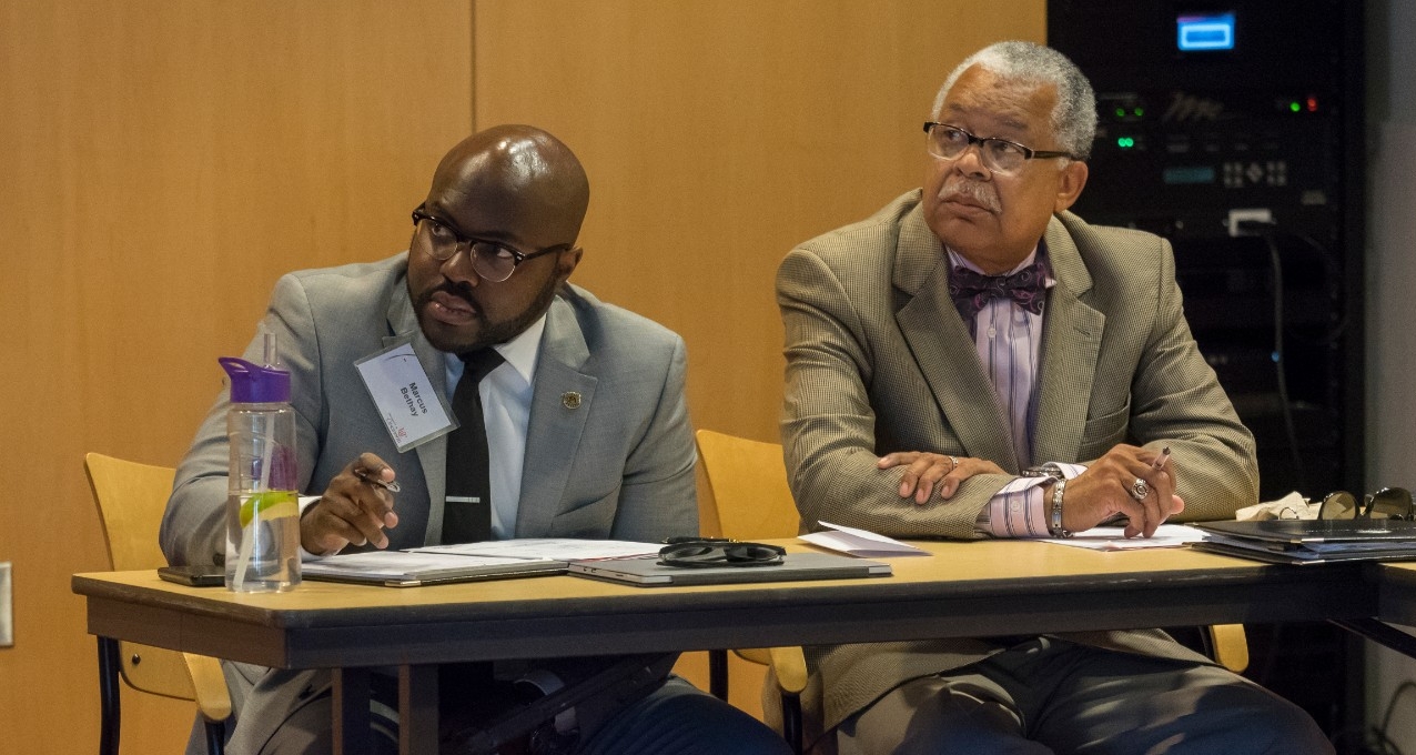 Safety and Reform Community Advisory Council - 320 University Pavilion - meeting and portraits