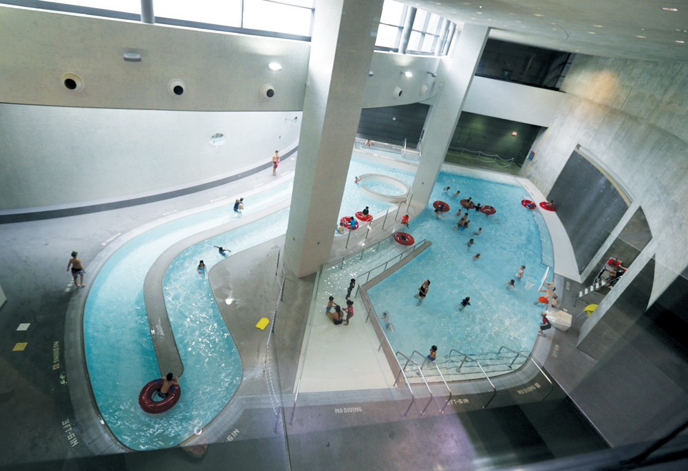 CRC, climbing wall, leisure pool