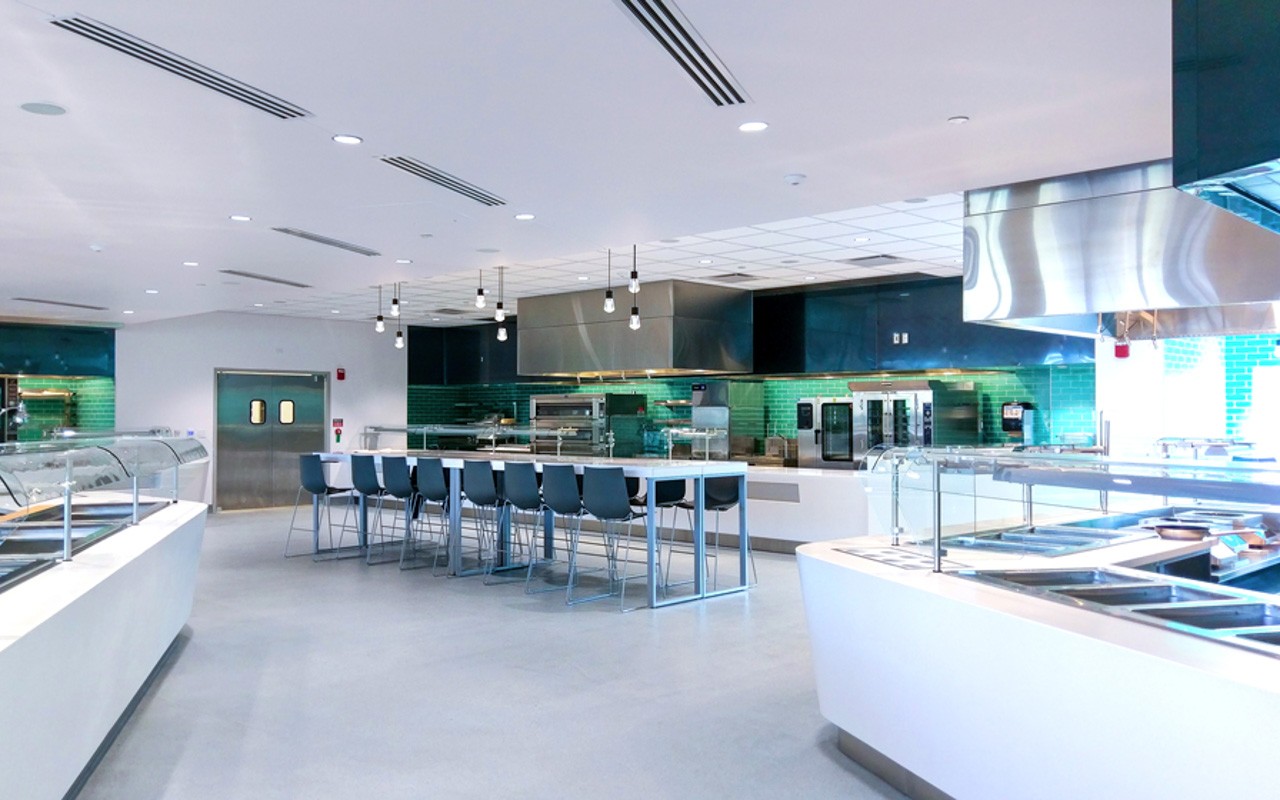 On the Green dining center.