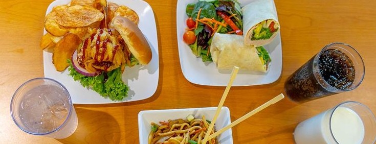 Fresh tomatoes on the vine.