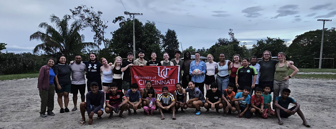 HHS and UHP students on a study tour to Brazil