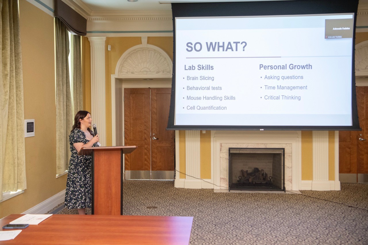 UHP RaMP students participated in their program final presentations at Thursday April 20, 2023 in Annie Laws. Photos by Joseph Fuqua II