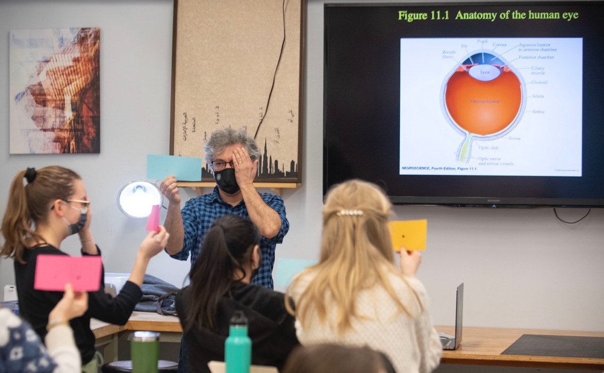 UC students shown here in professor Kris Holland class at DAAP Thursday March 10, 2022. Photo by Joseph Fuqua II 