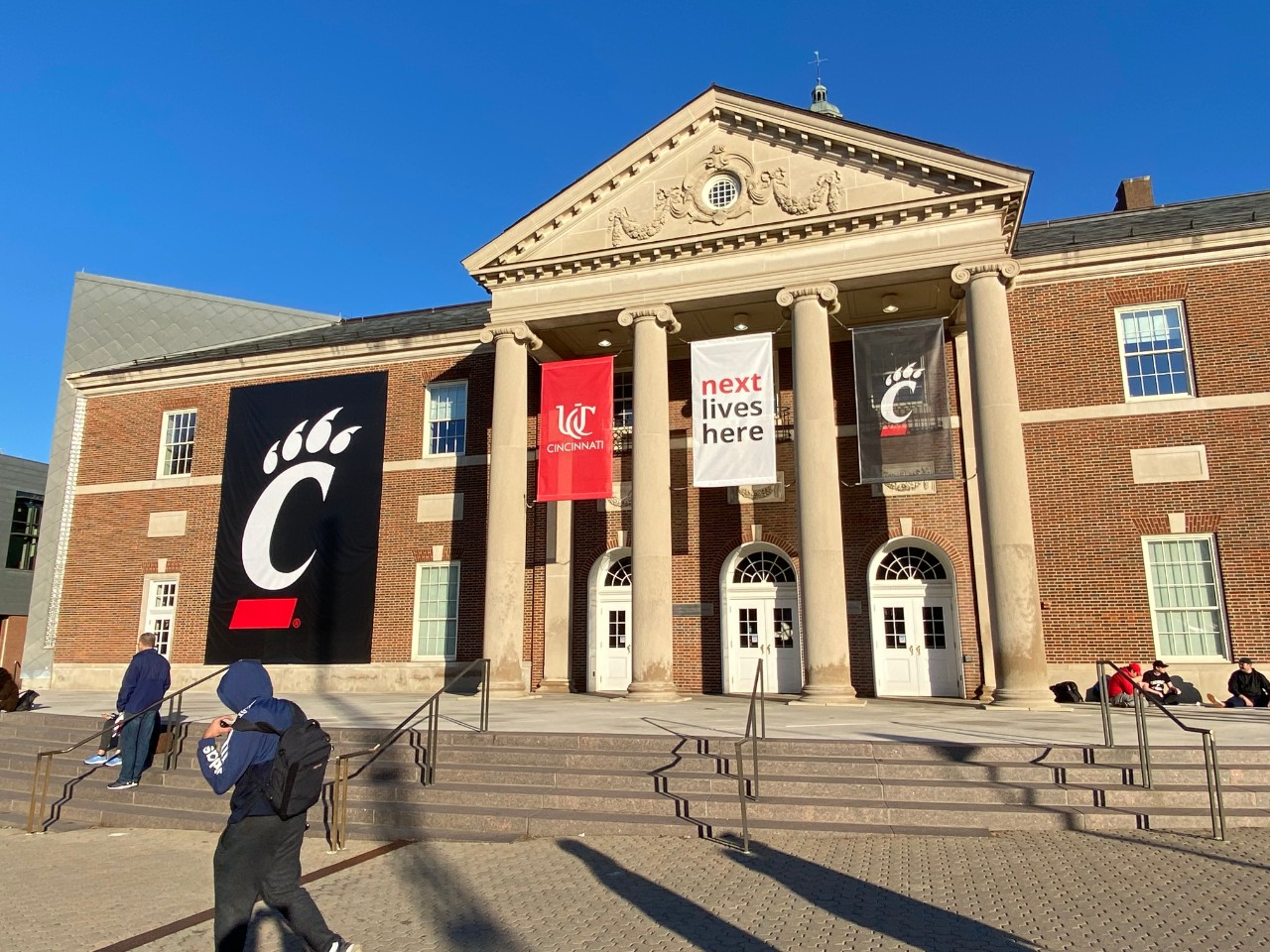 Exterior view of Tangeman University Center, the student union for University of Cincinnati