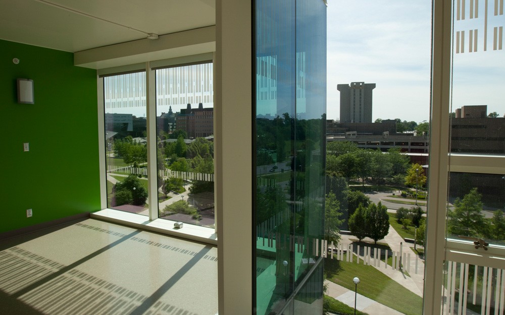 View from room in Morgens Hall.