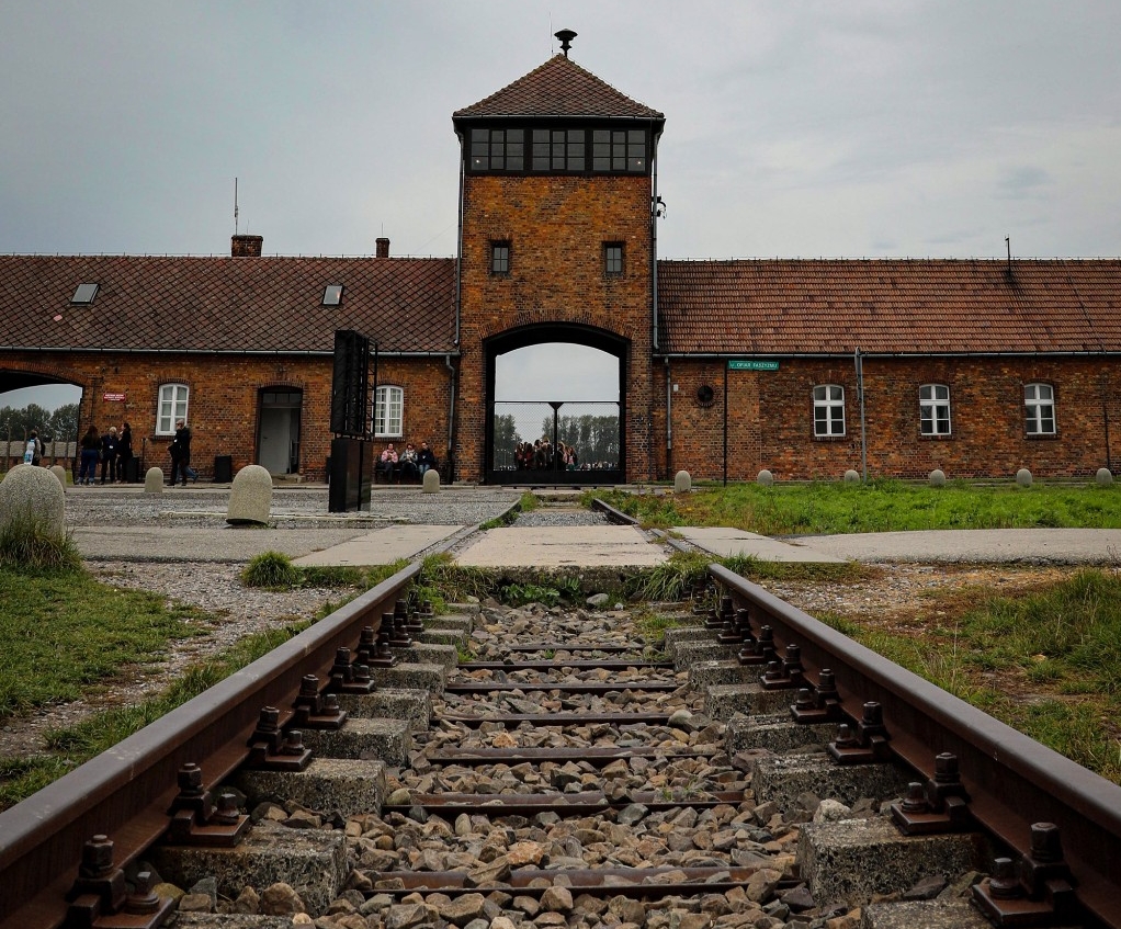 Entrance to Auschwitz