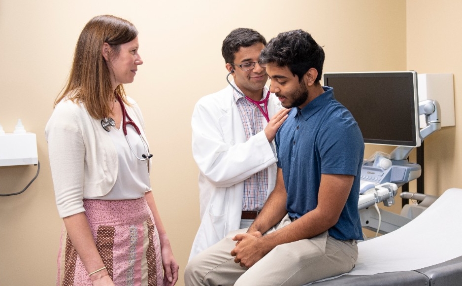 Student run clinic at the Healing Center.