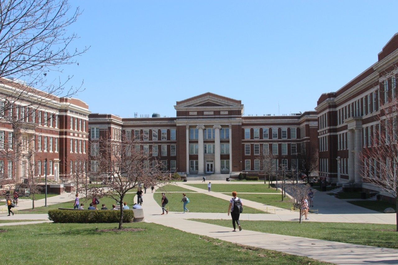 exterior of baldwin hall