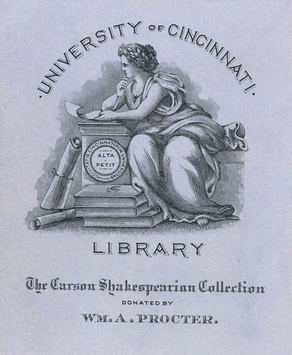 UC Library collection sign