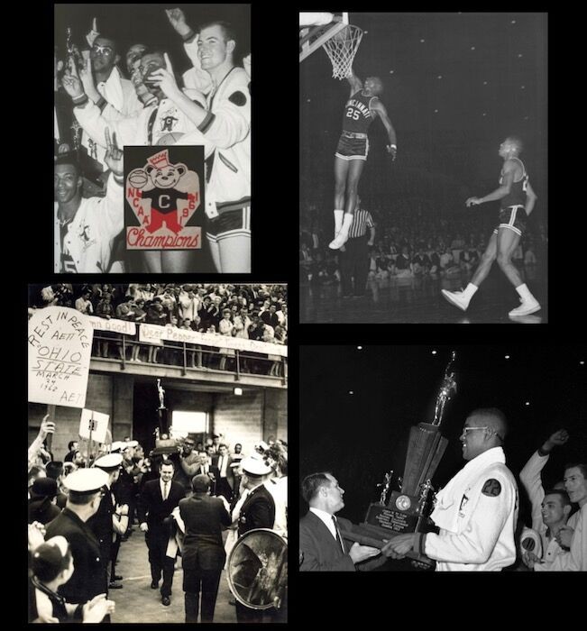 Composite image of 1961 and 1962 NCAA championships