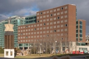 Exterior shot of Marian Spencer Hall