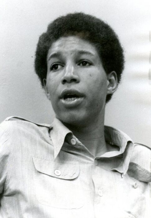 Portrait of a young Tyrone Yates