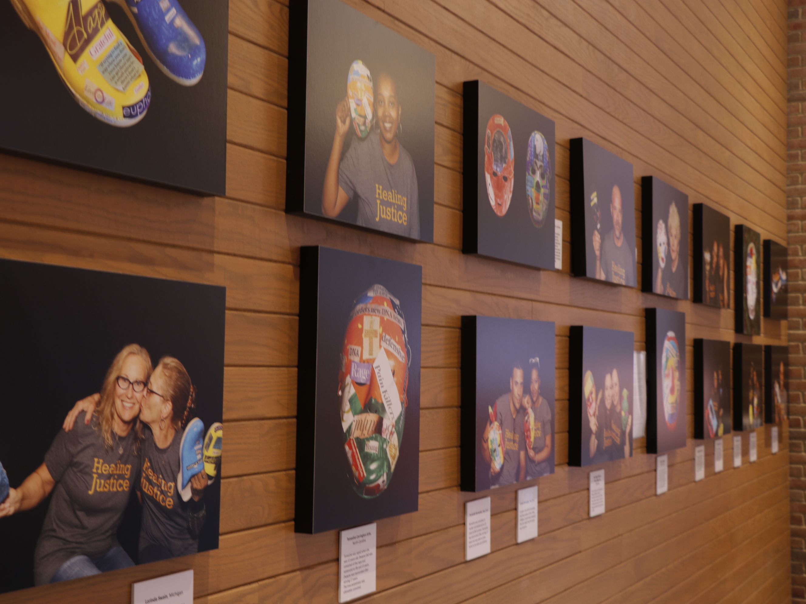 Artwork from Healing Justice exhibit.