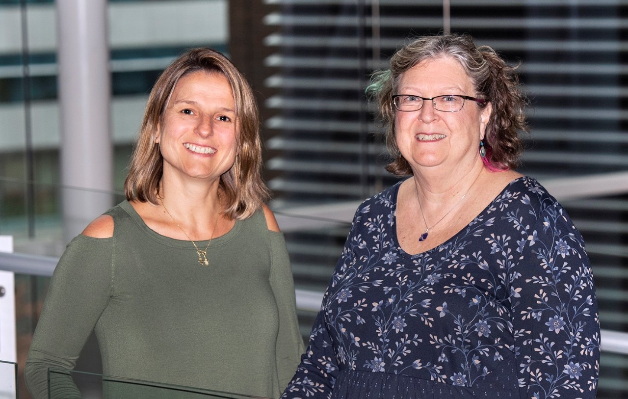 Veronica Indihar, MD and Patricia Joseph, MD, in the CARE/Crawley Building
