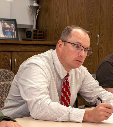 Dr. Peter Lenz during a meeting