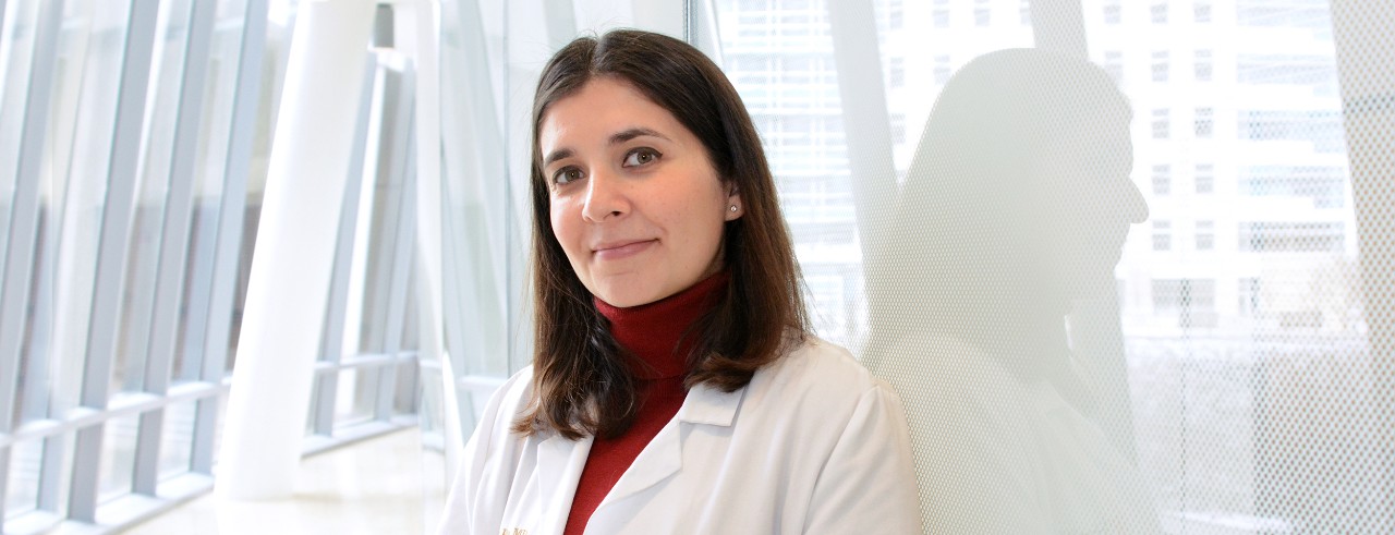 Umara Raza, MD, shown in UC College of Medicine.