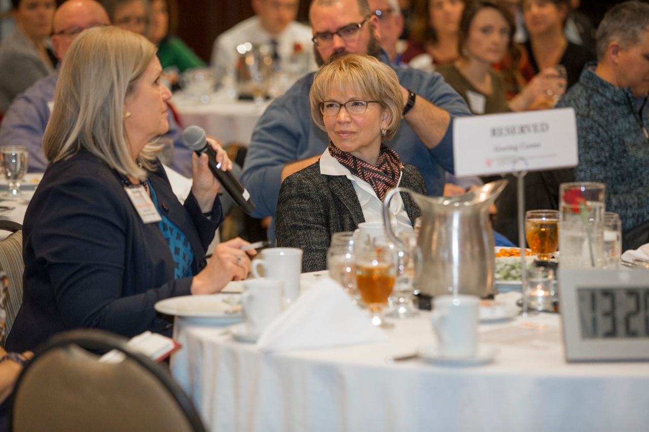 Shane Meeker, 22 year veteran at P&G spoken during the Goering’s Luncheon Series at Radisson Hotel Cincinnati Riverfront in Covington, Kentucky, UC/Joseph Fuqua II 