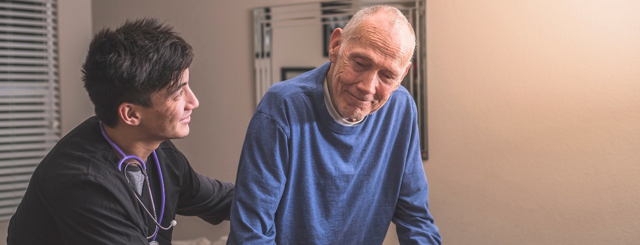 stock image geriatric care