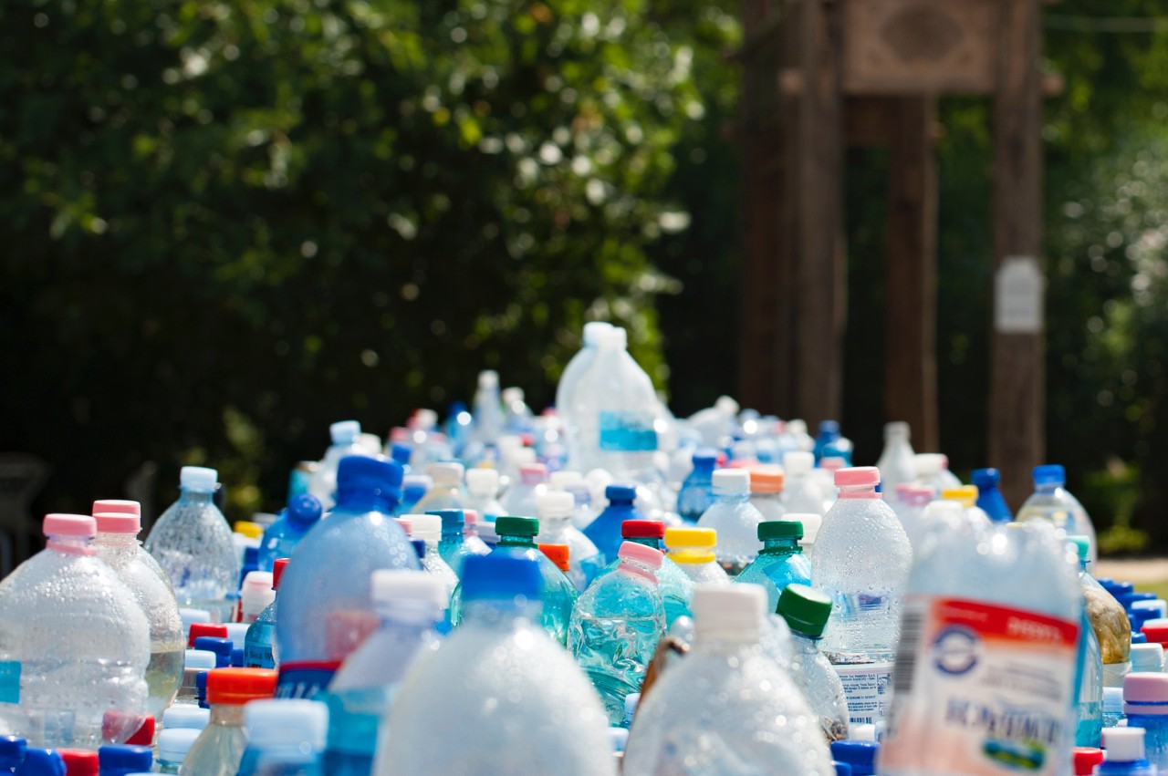 pile of plastics outside
