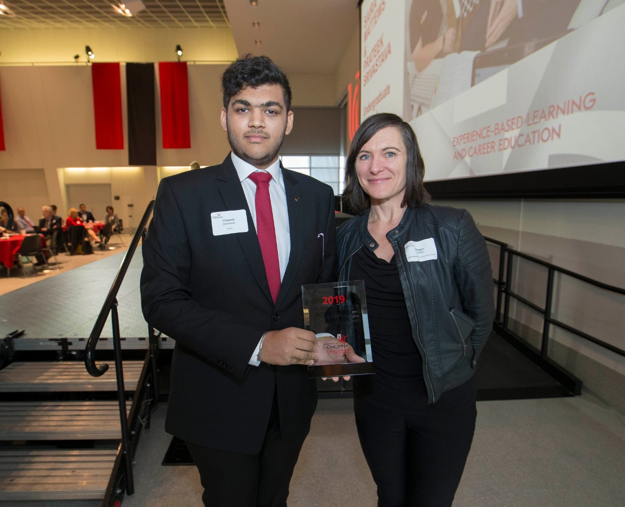 University Cincinnati faculty, staff enjoyed their Experience-Based Learning Achievement Awards Luncheon. UC/Joseph Fuqua II