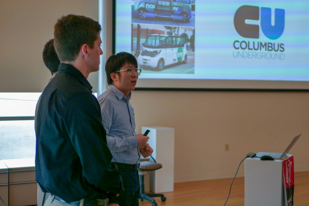 Jiaqi Ma talks at forum