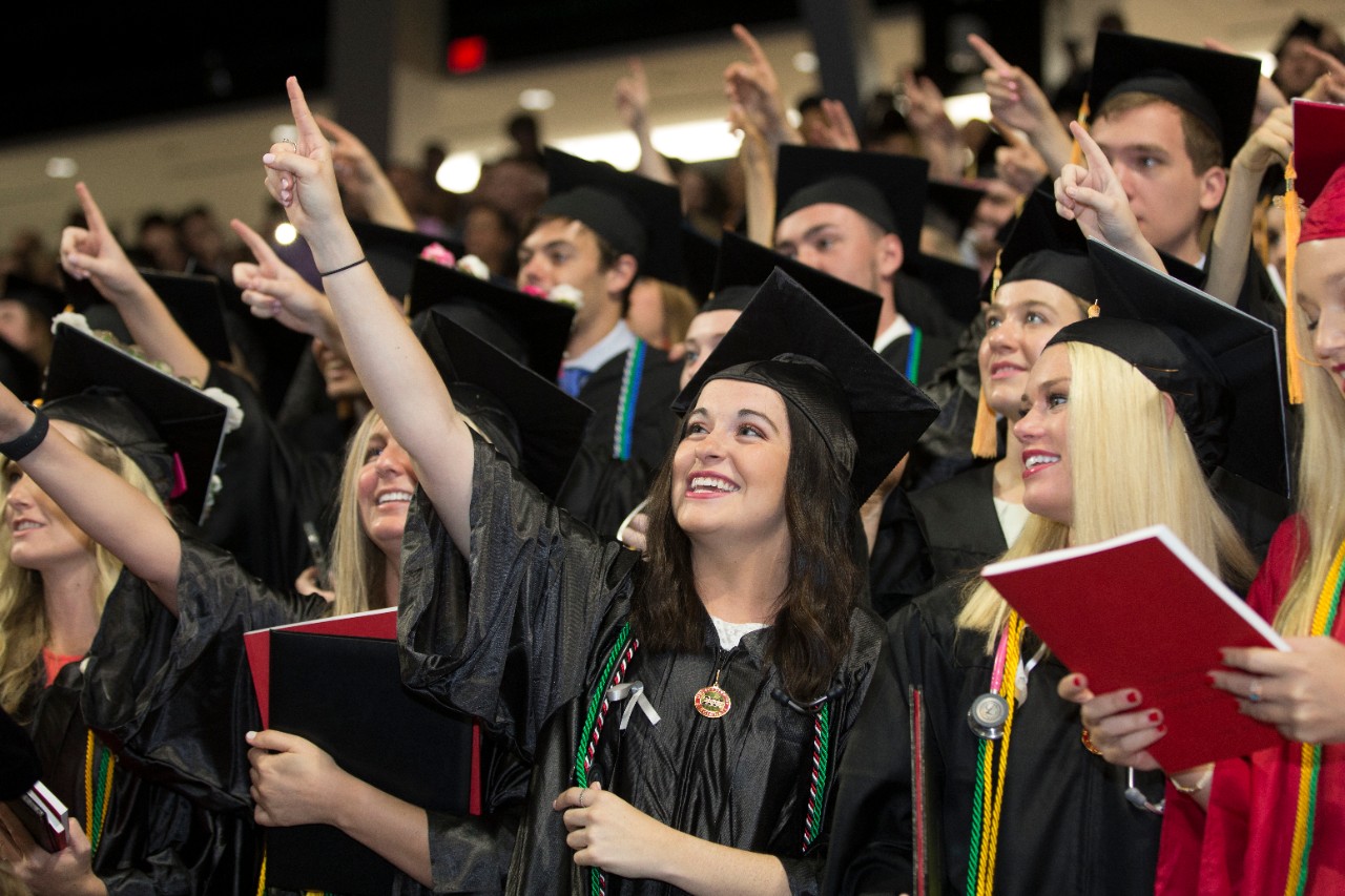 2019 Undergraduate Commencement: Ceremony:  College of Allied Health SciencesCollege-Conservatory of MusicCollege of Engineering and Applied ScienceCollege of MedicineCollege of Nursing