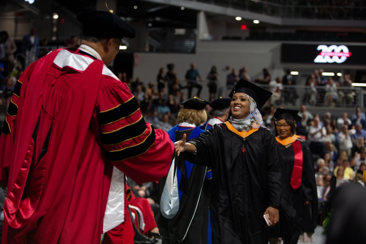 The Spring 2019 Doctoral Hooding and Master's Recognition Ceremony