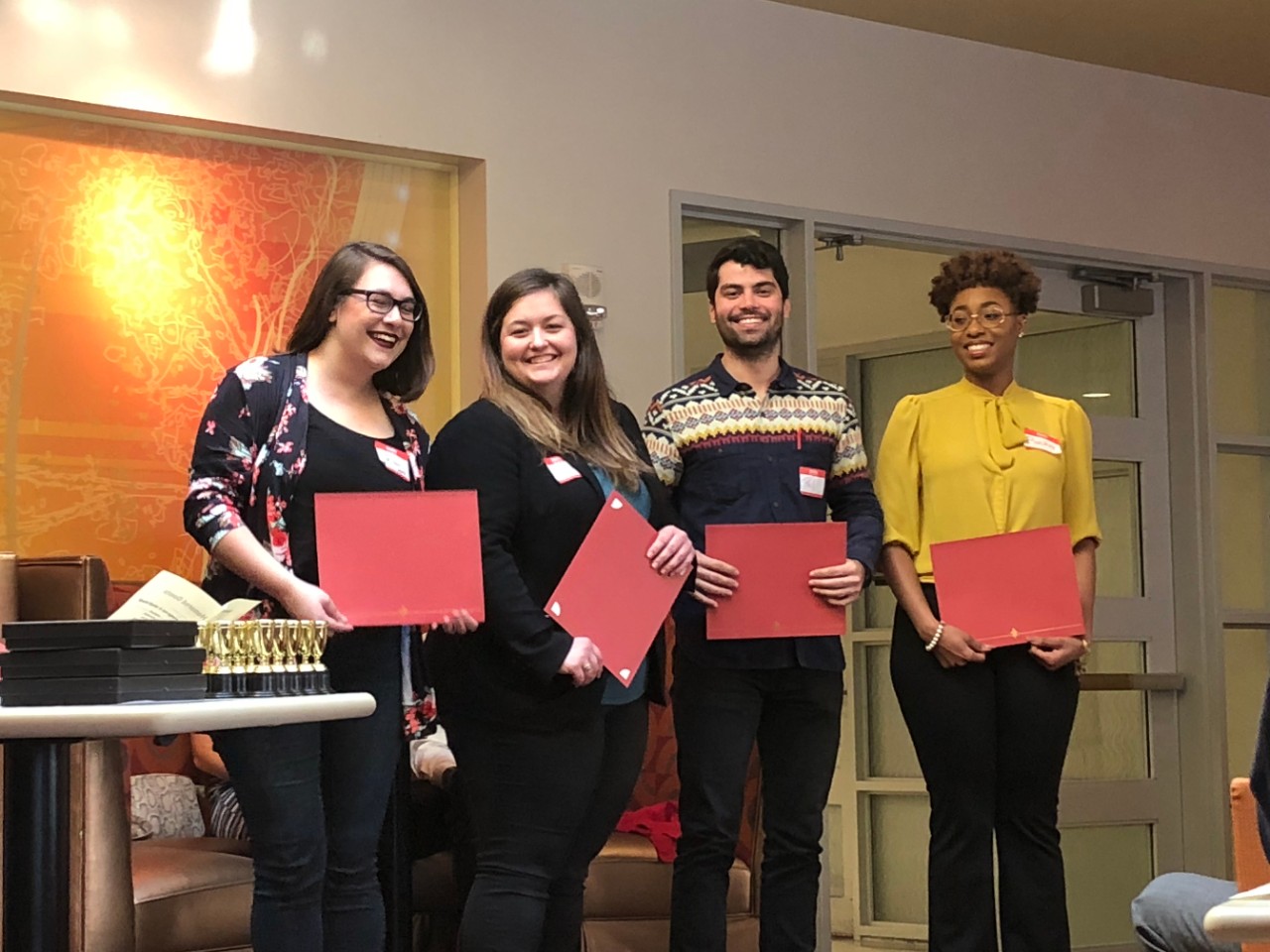 UC Communication masters students receive awards.