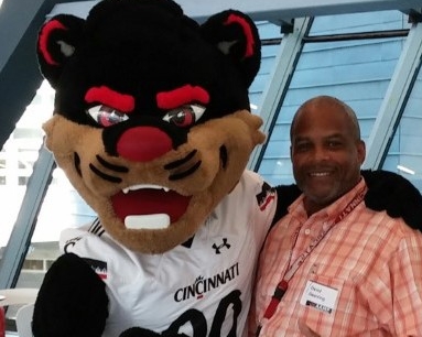 David Gearring and Mr. Bearcat