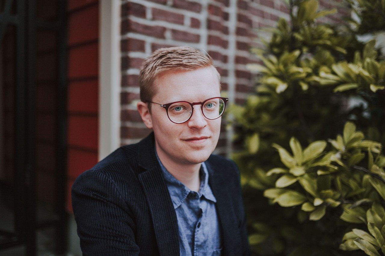 English department adjunct professor and published author Luke Geddes.