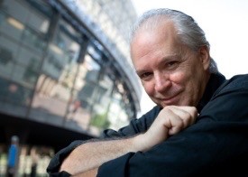 Portrait photo of Robert Flischel in front of UC Rec Center.