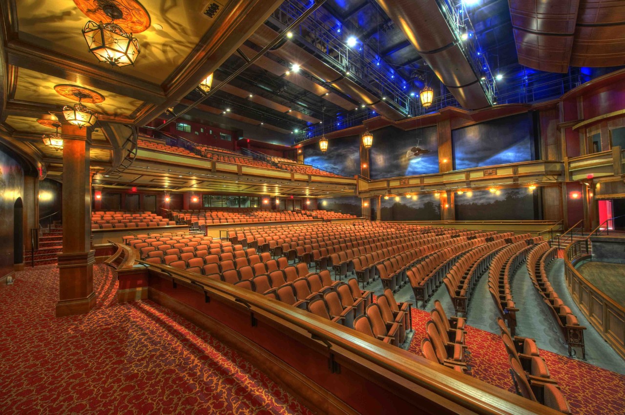 Empty theater awaits its next performance