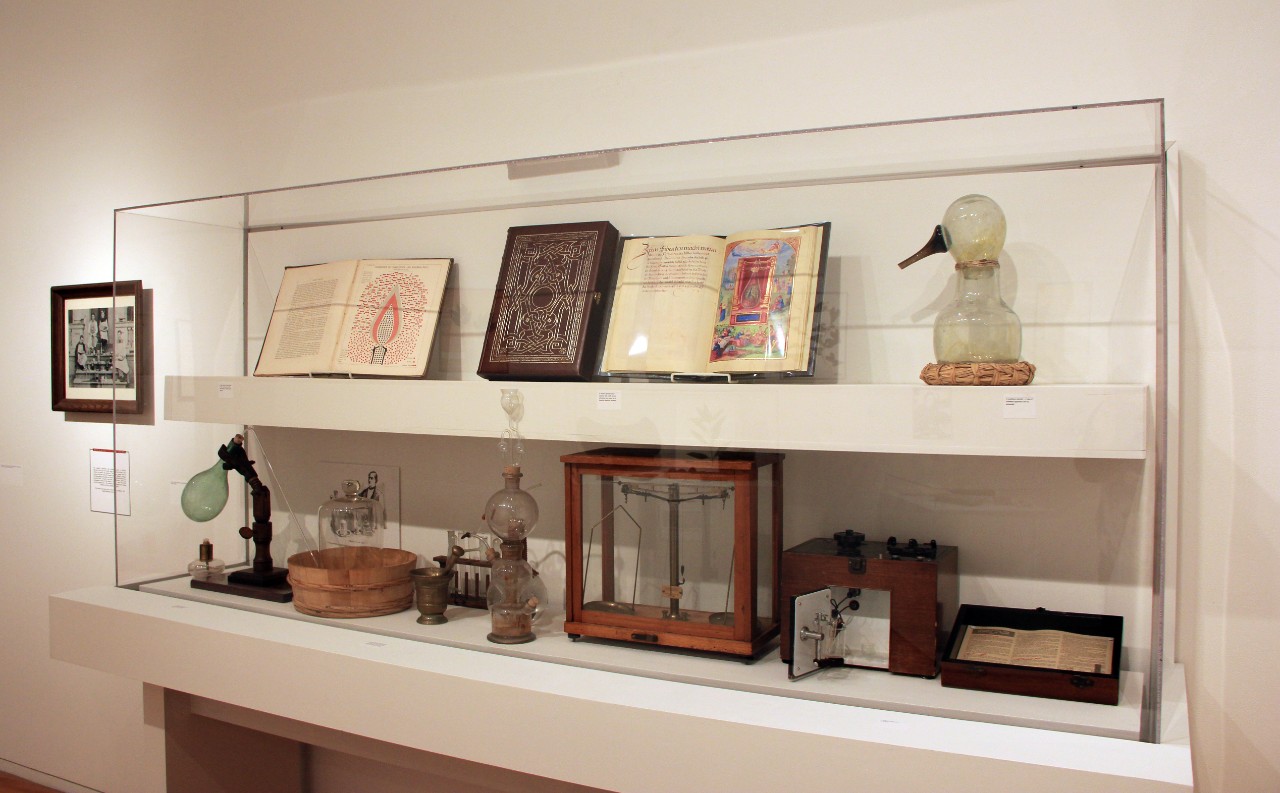 Books and artifacts from the Oesper Collection