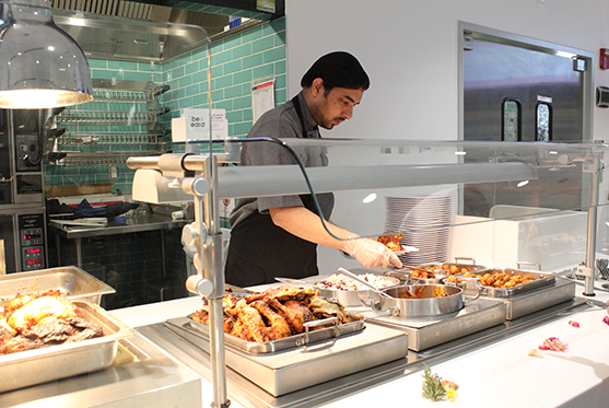 Campus dining hall