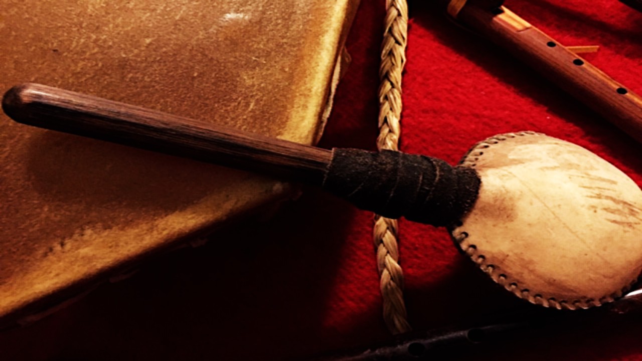 Native American implements. 