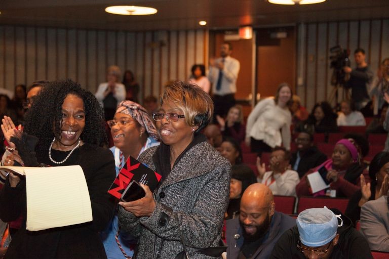 picture of the audience at annual MLK event