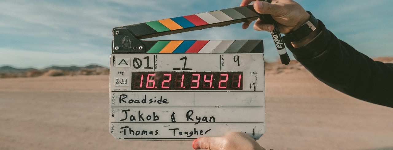 Director’s clapboard. Image by stokpic from Pixabay.