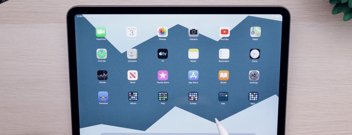 iPad with stylus