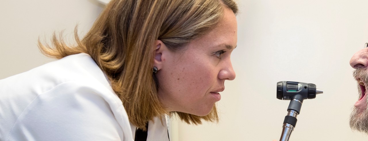 Daryl â€œPonchoâ€  Noggler and his wife, Peggy with Dr. Wise-Draper.