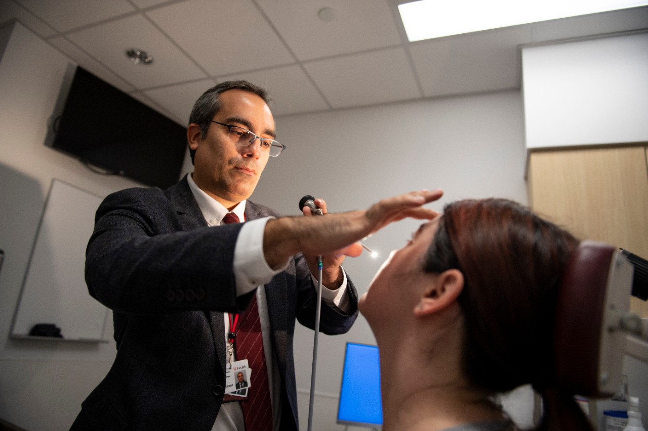 Ahmad Sedaghat, MD, in the UCGNI.