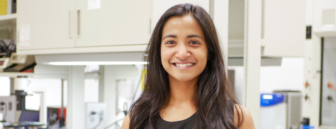 headshot of Vinitha Thiyagarajan Upaassana